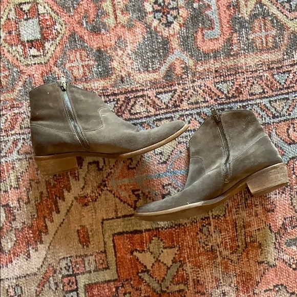Madewell Suede Booties - Picture 2 of 4